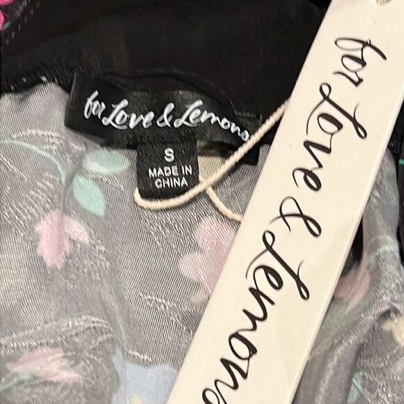 NWT For Love & Lemons Revolve Lexy Mini Dress SMALL - Picture 14 of 15